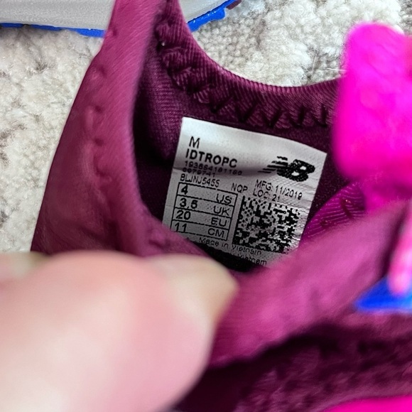 NEW w/Box New Balance Infant Fresh Foam Trail ROAV V1 Bungee - Picture 11 of 15